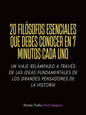 cover image of 20 Filósofos Esenciales Que Debes Conocer En 7 Minutos Cada Uno